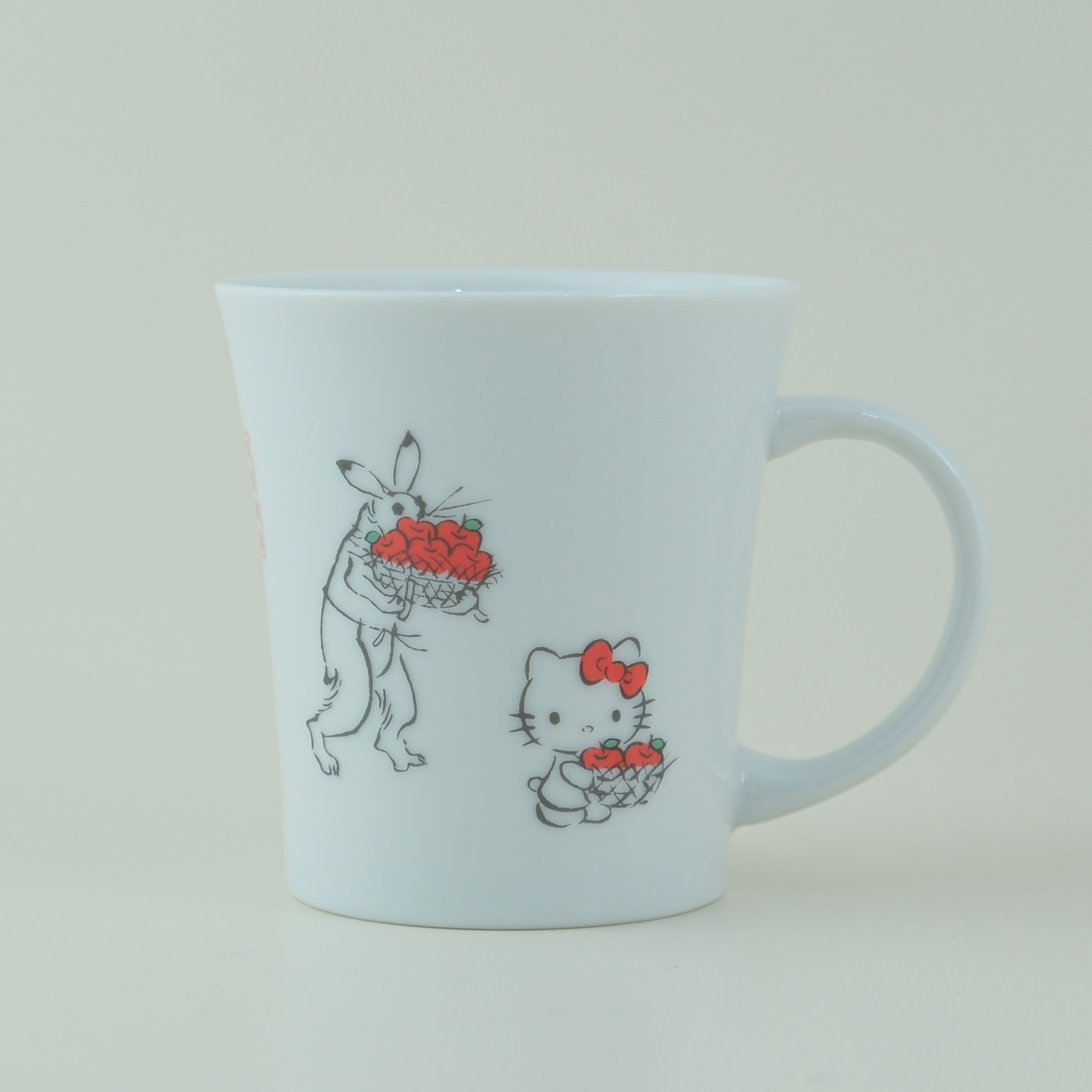 Tachikichi × Hello Kitty “Choju-Giga Collection” Porcelain Mug Set (4-Piece)