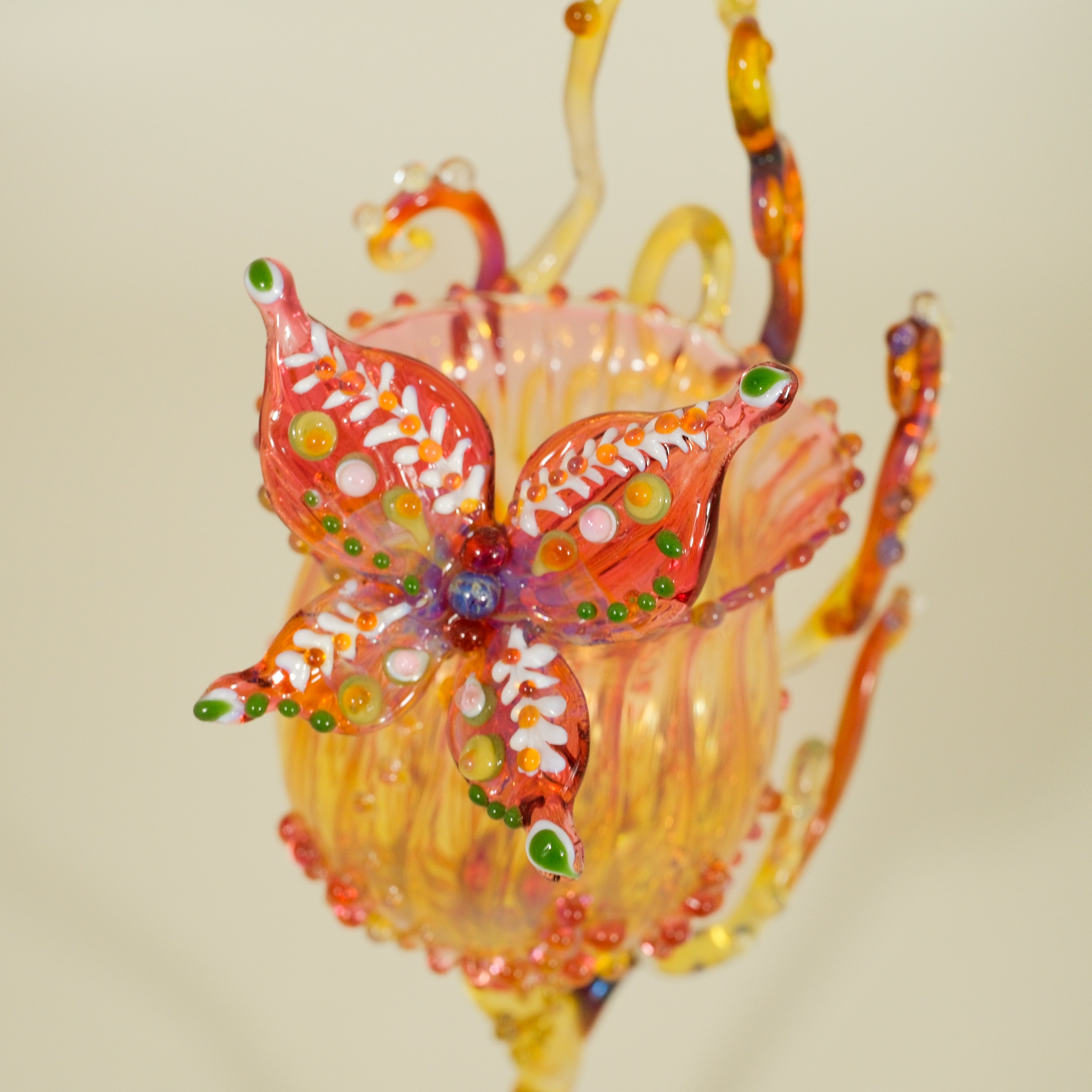 “Butterfly Dream Goblet" by Makiko Inoya