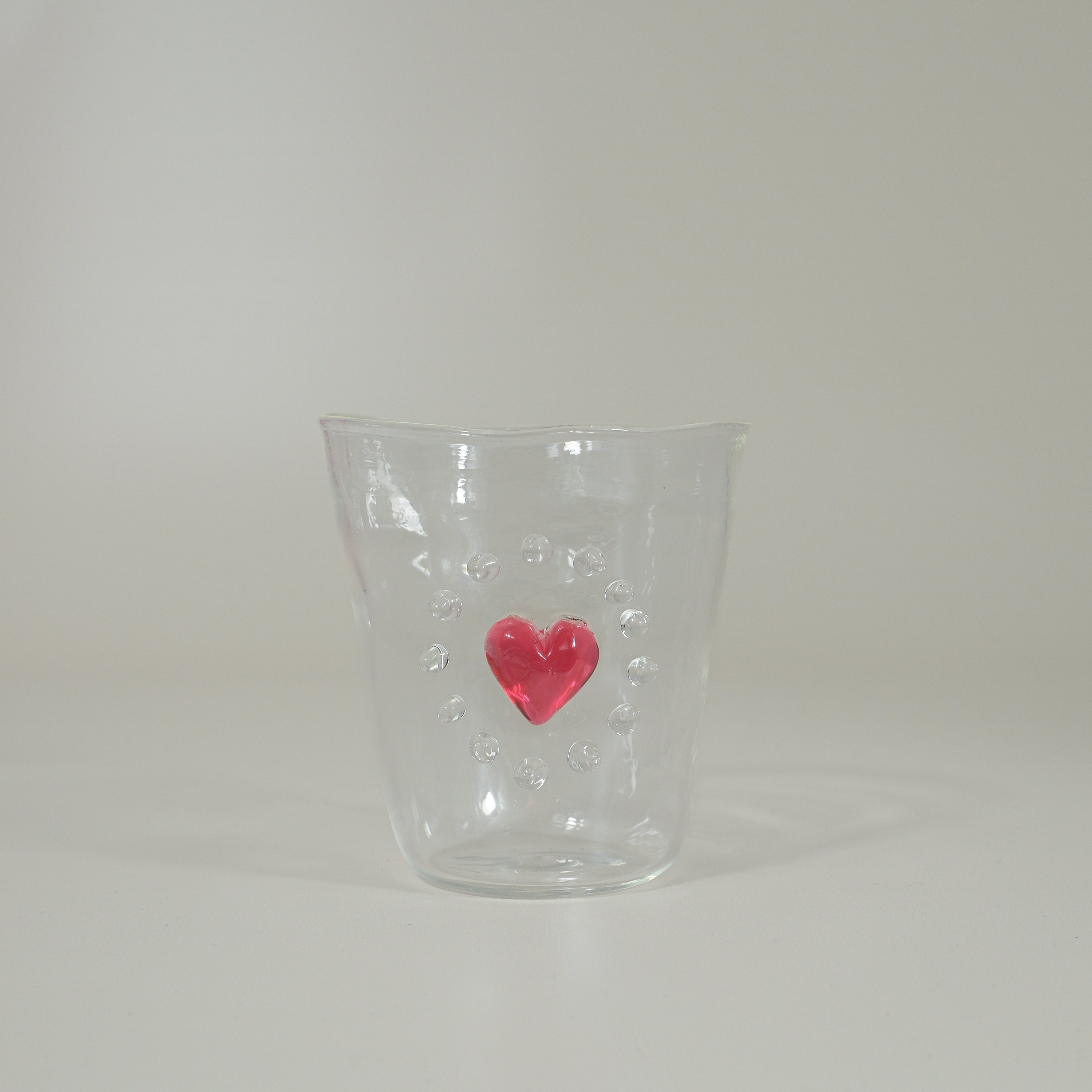 “Luminous Heart Mini Glass Set” by Makiko Inoya
