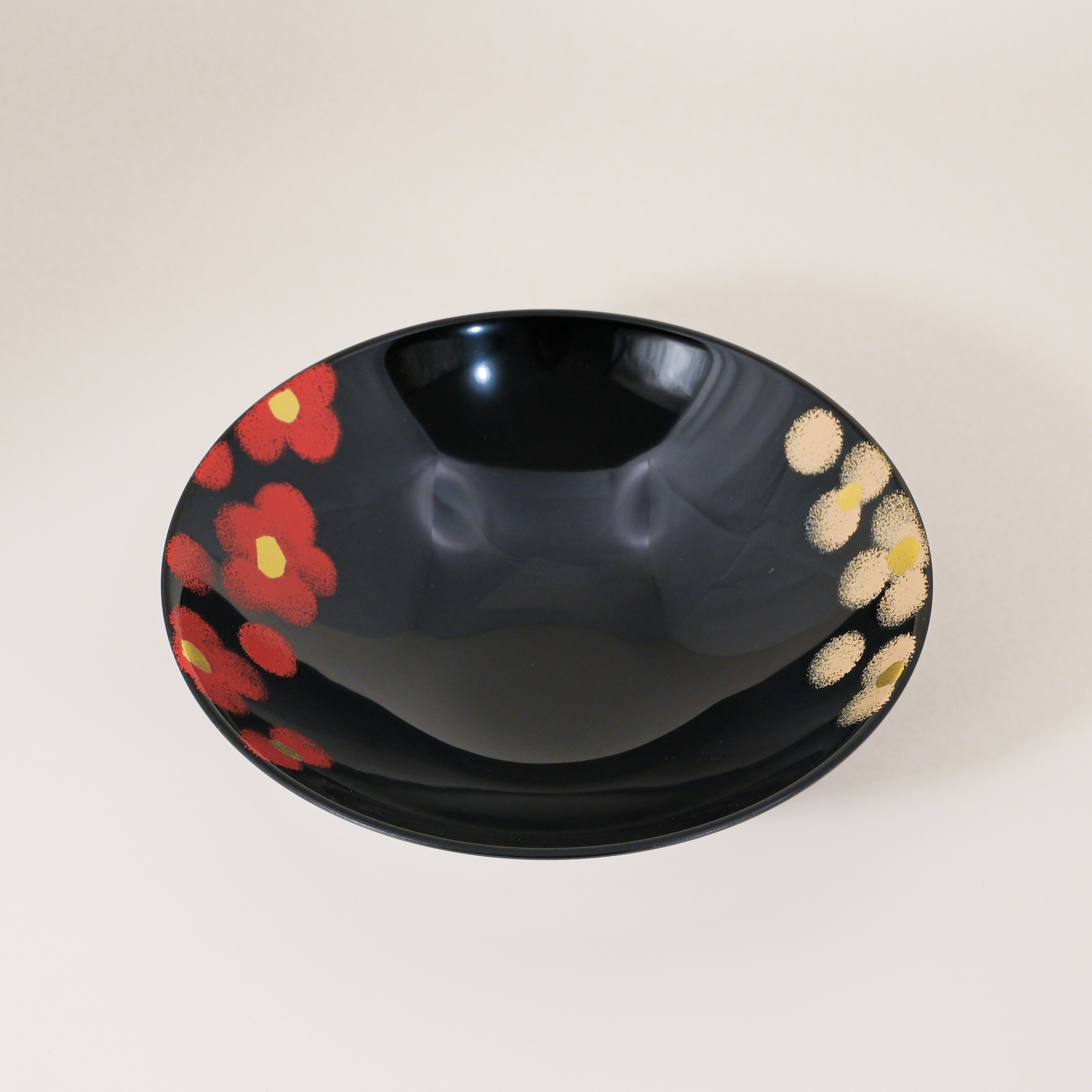 Urushi Lacquer Small Bowl – Hana Motif
