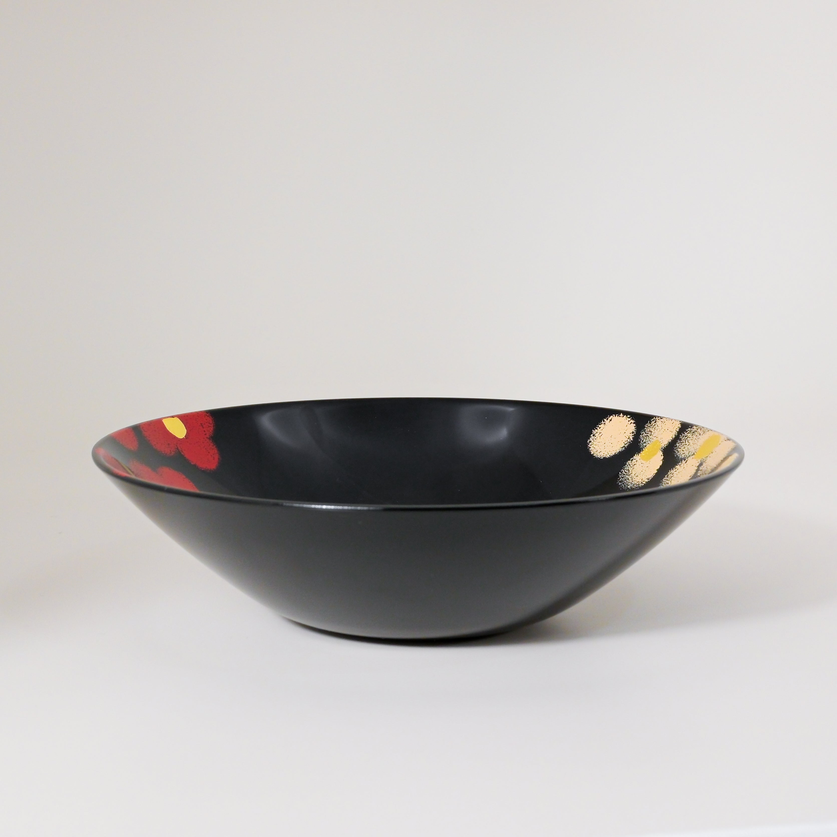 Urushi Lacquer Small Bowl – Hana Motif