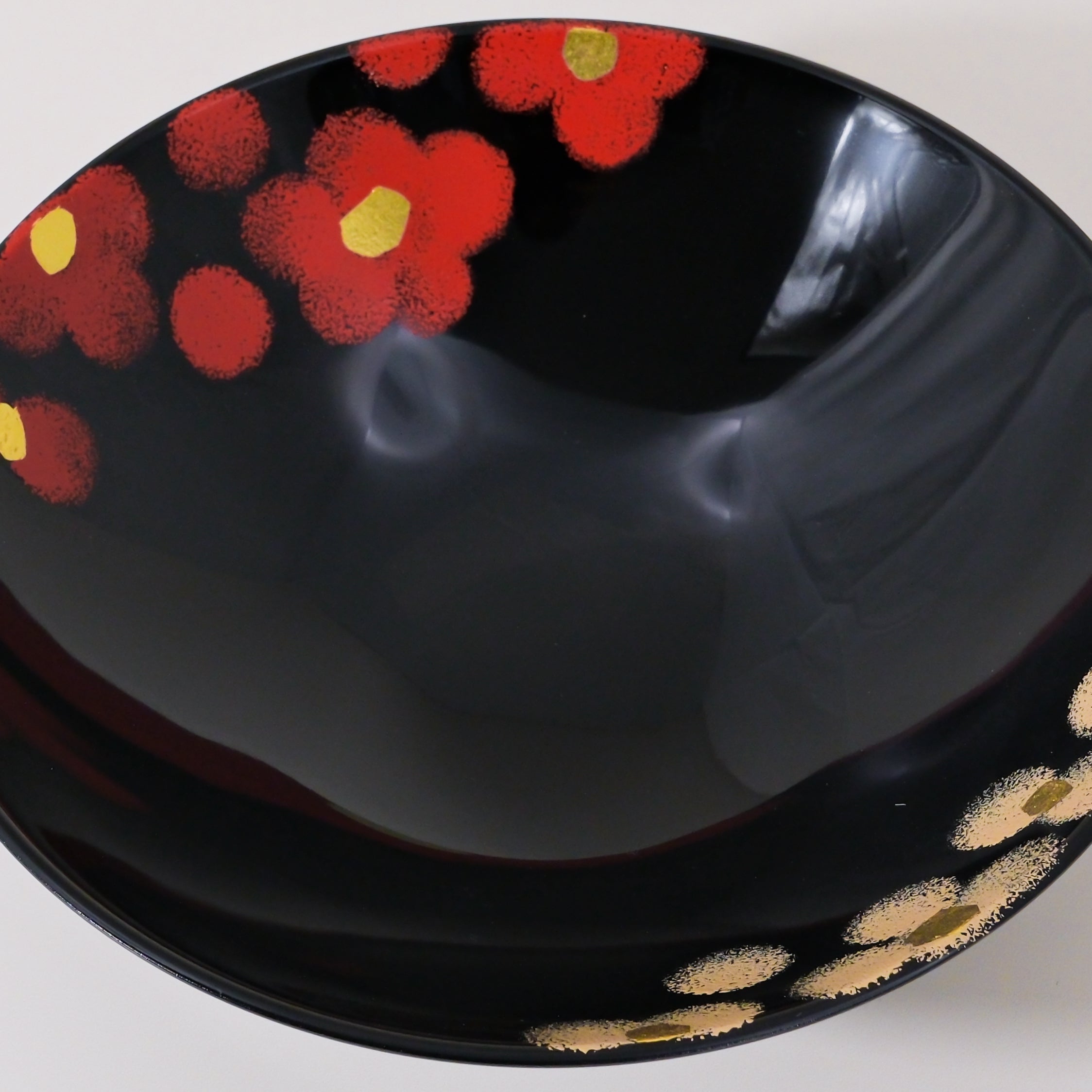 Urushi Lacquer Small Bowl – Hana Motif