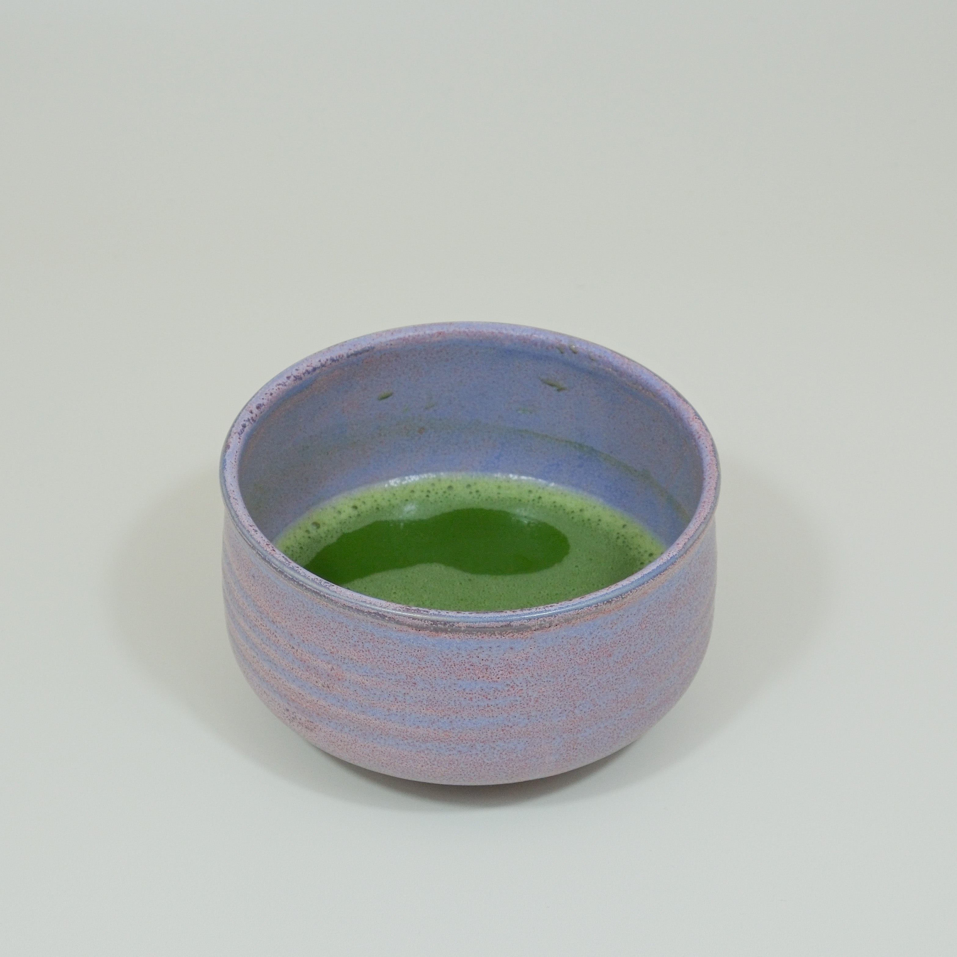 Purple Kiln-Effect Matcha Bowl