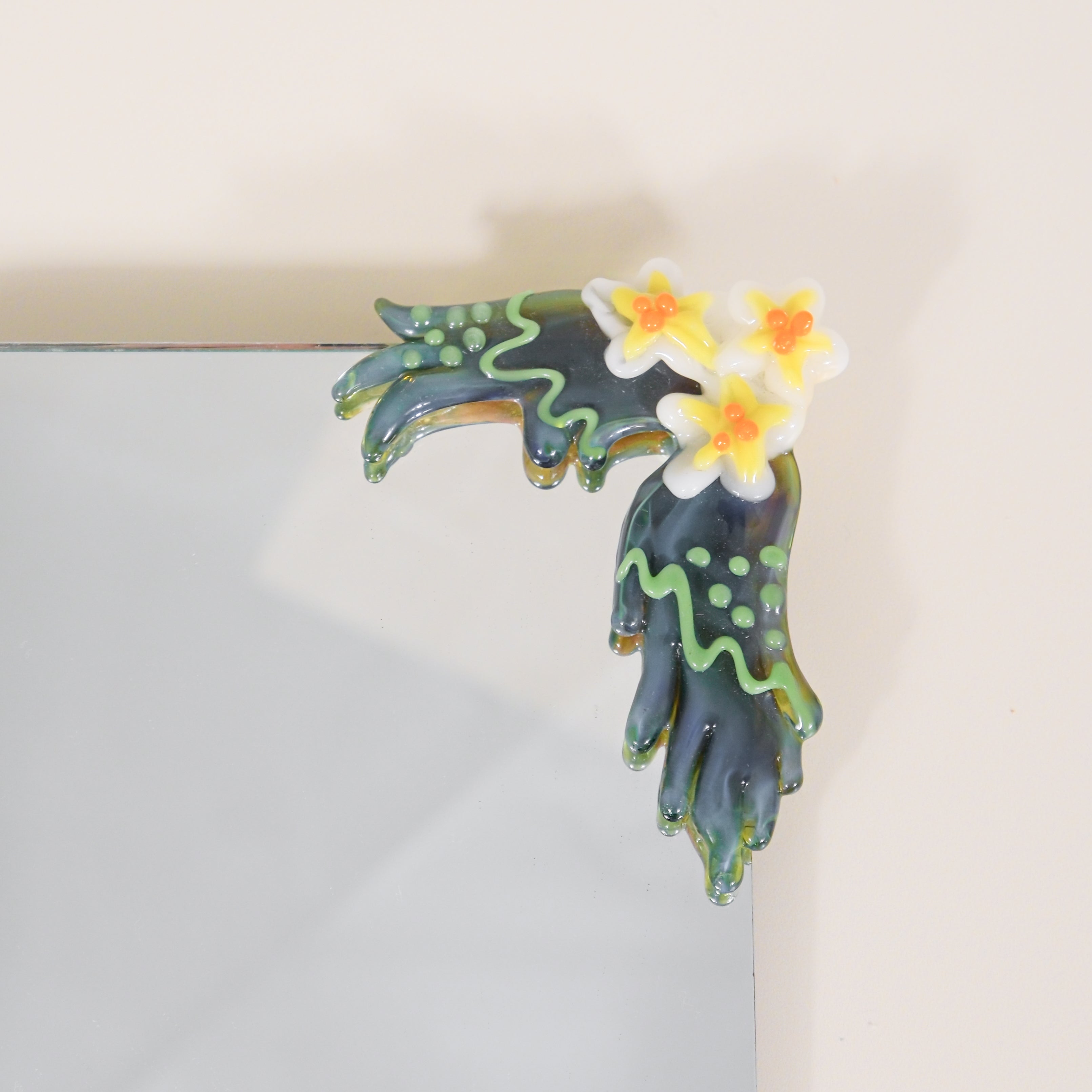 “Curious Cat Wall Mini Mirror” by Makiko Inoya