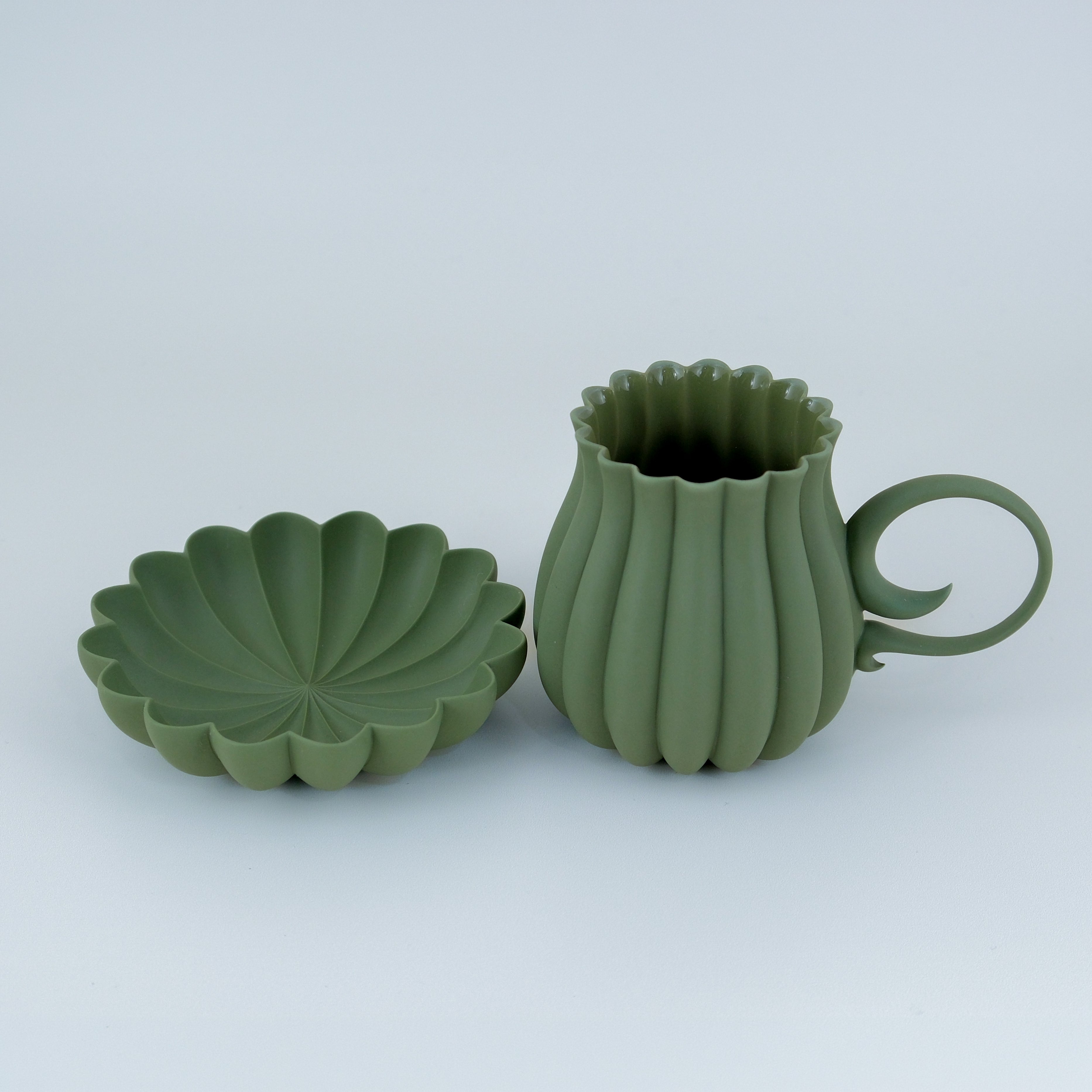 Tea Cup by Seika Takahashi(Olive Green)