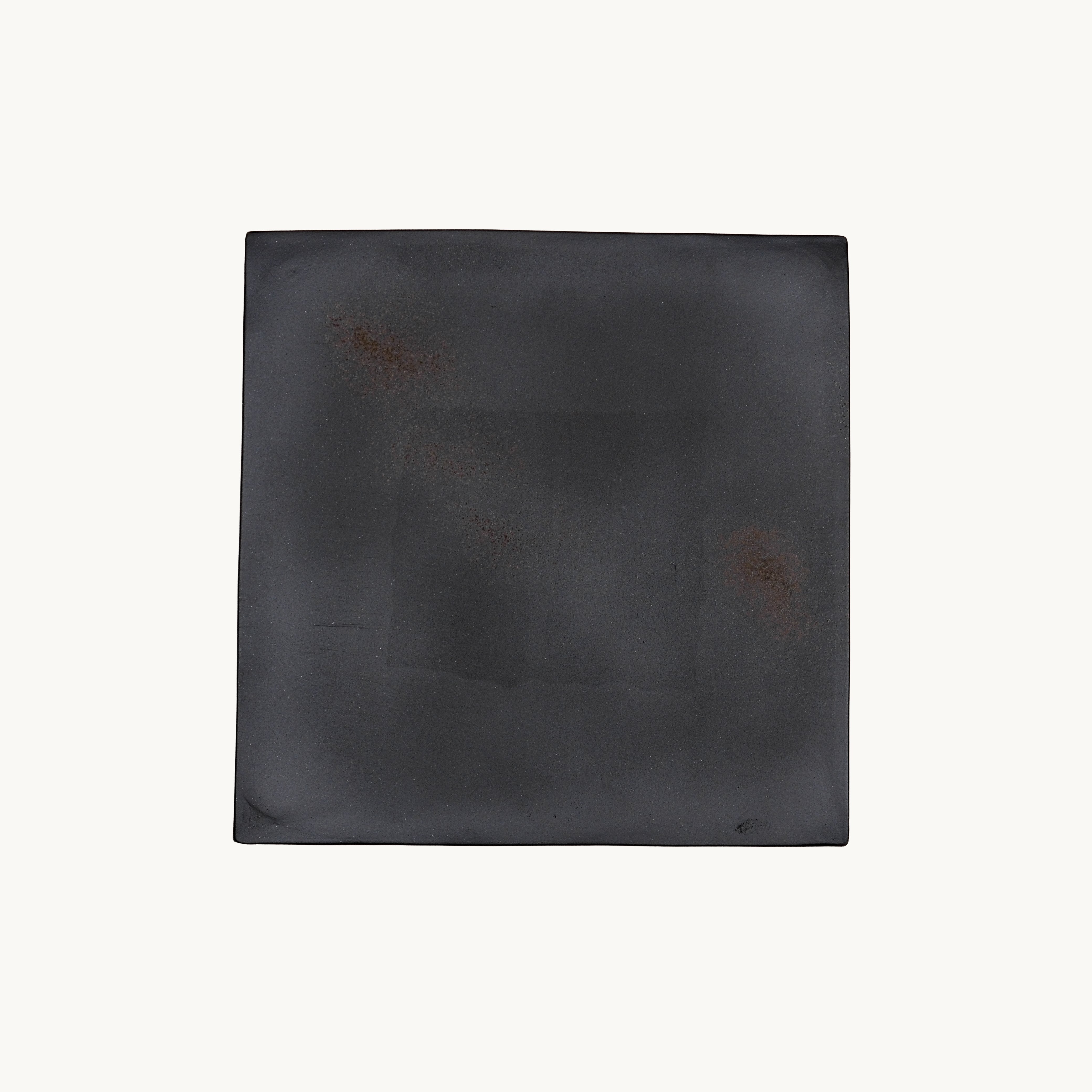 ”ban” Square Plate Set – 2 Sizes(Black)