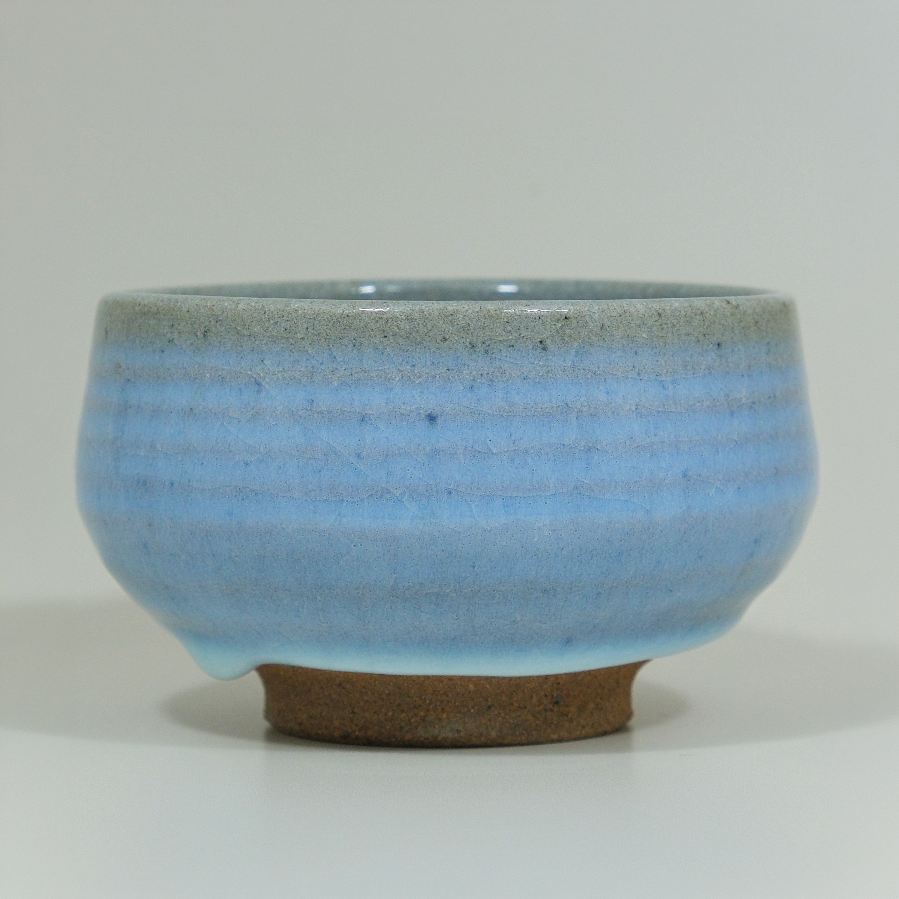 Pale Blue Matcha Bowl & Bamboo Whisk Set