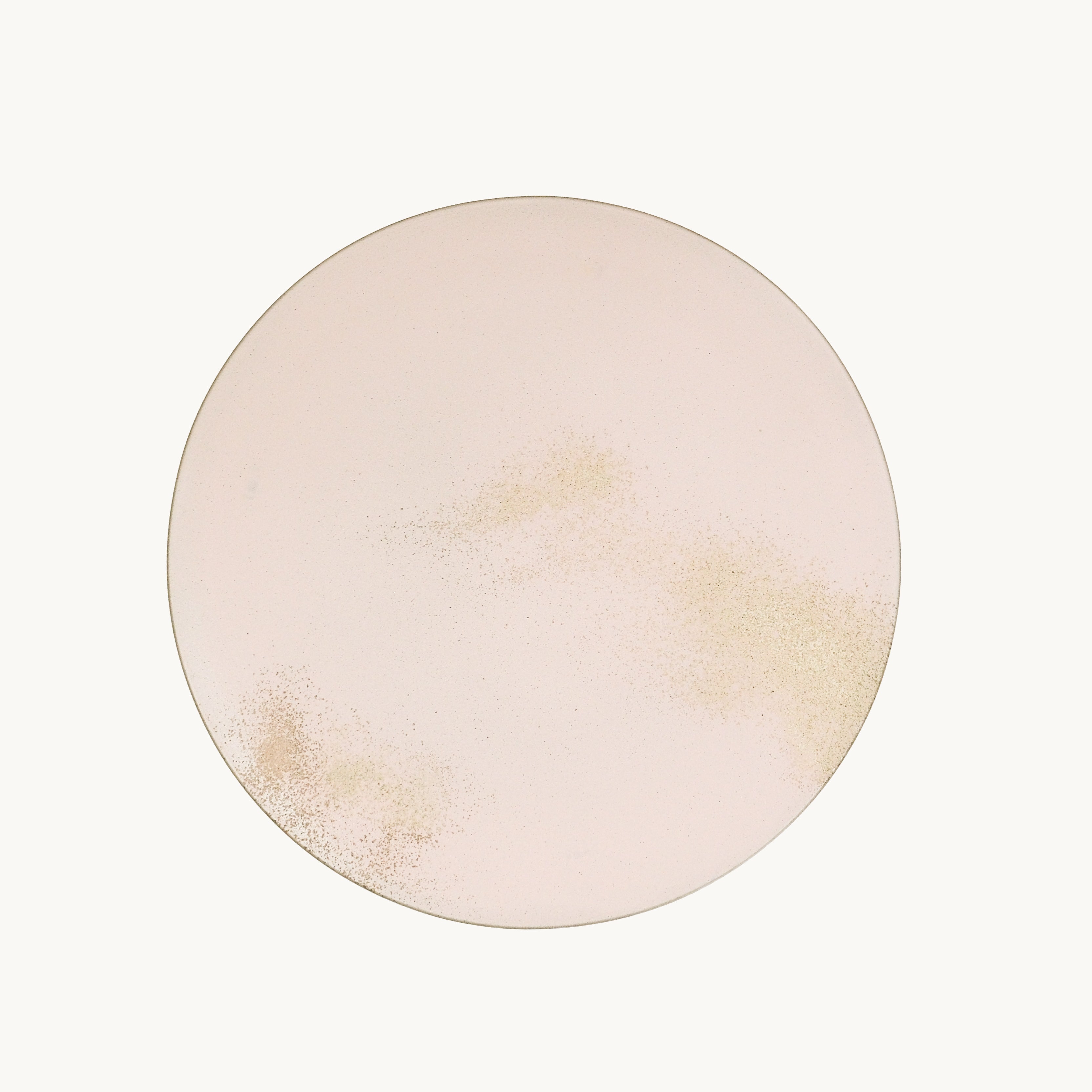 ”ban” Round Plate Set – 3 Sizes (Dusty Rose)