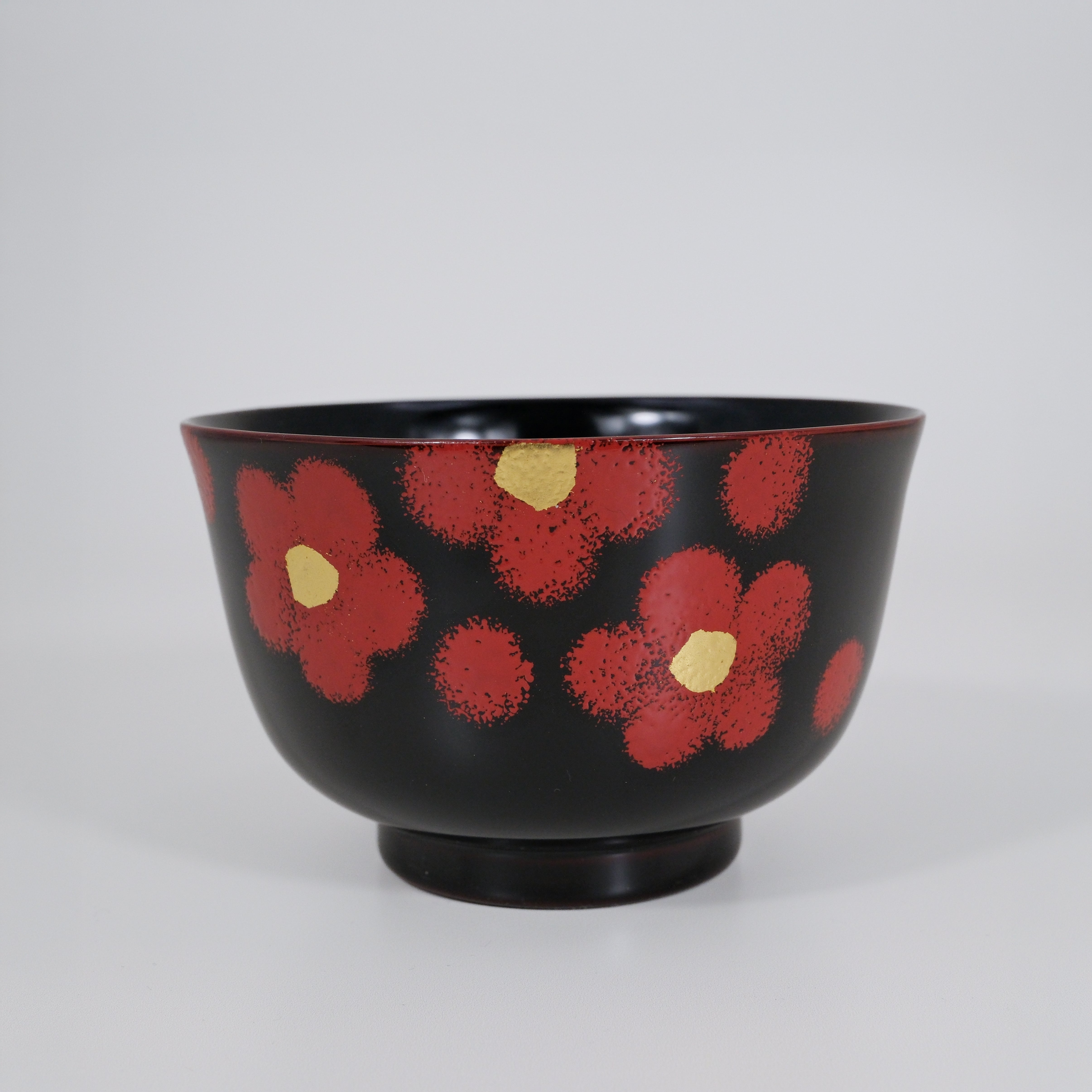 Urushi Lacquer Couple Bowls – Hana Motif