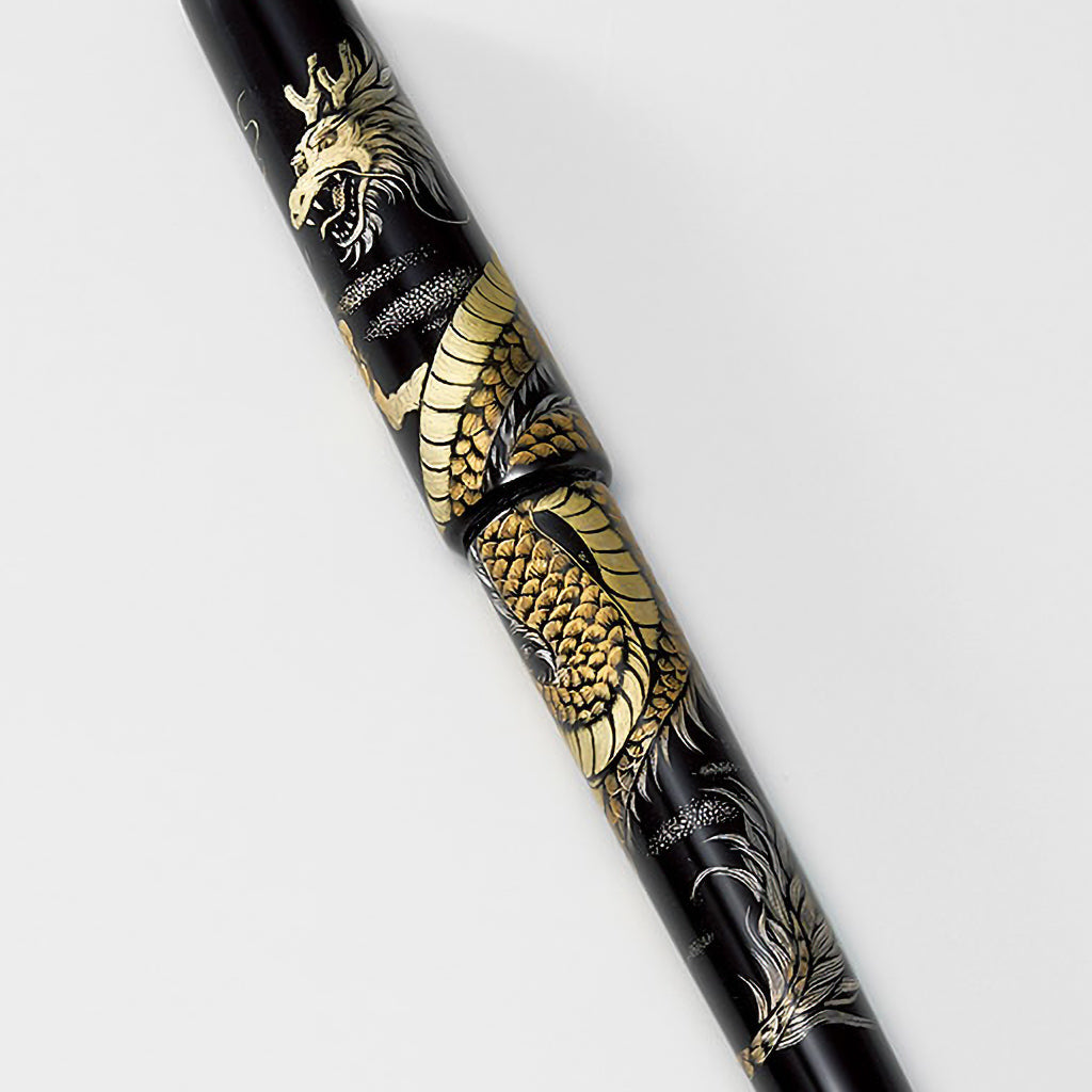 Chinkin Lacquer Fountain Pen –Rising Dragon