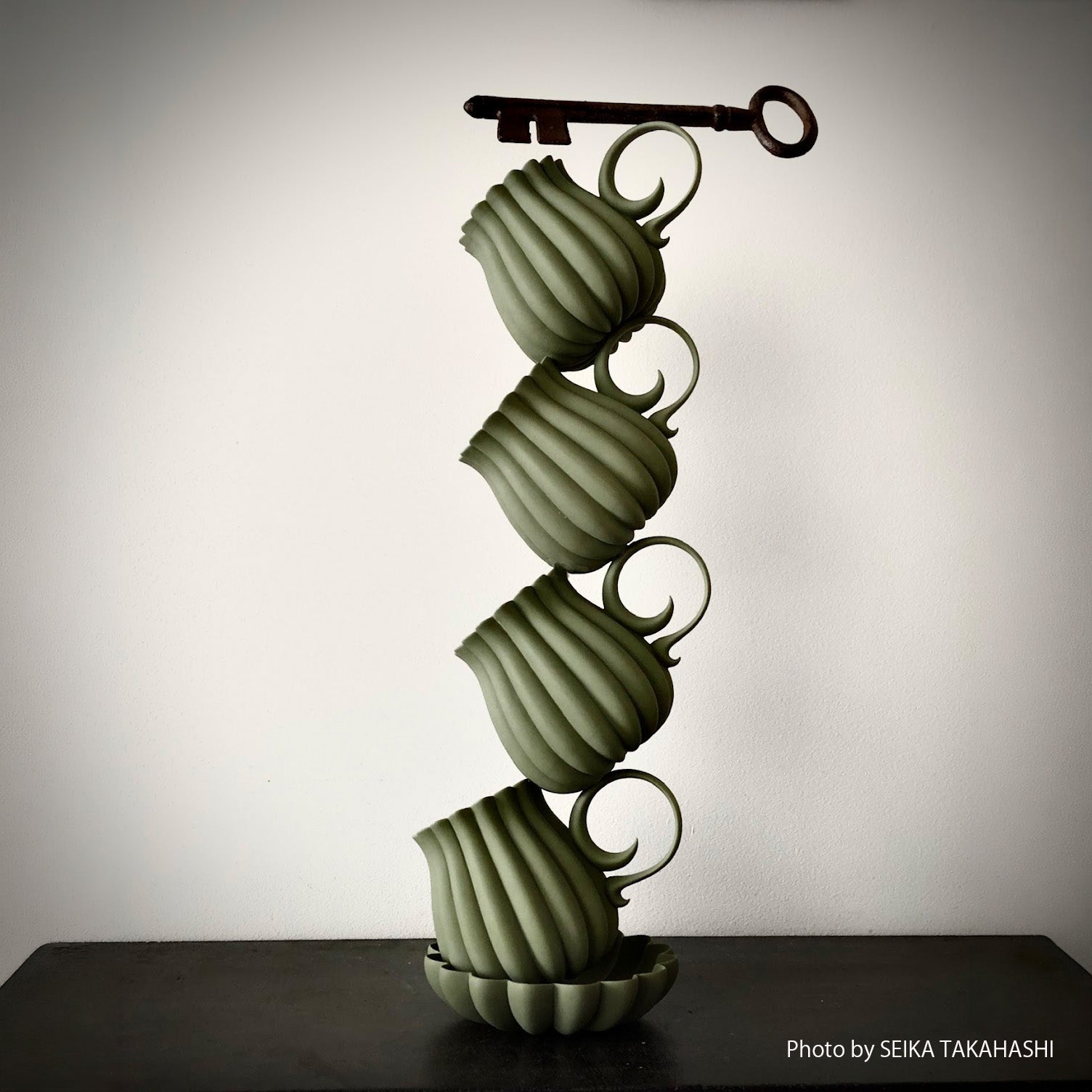 Tea Cup by Seika Takahashi(Olive Green)