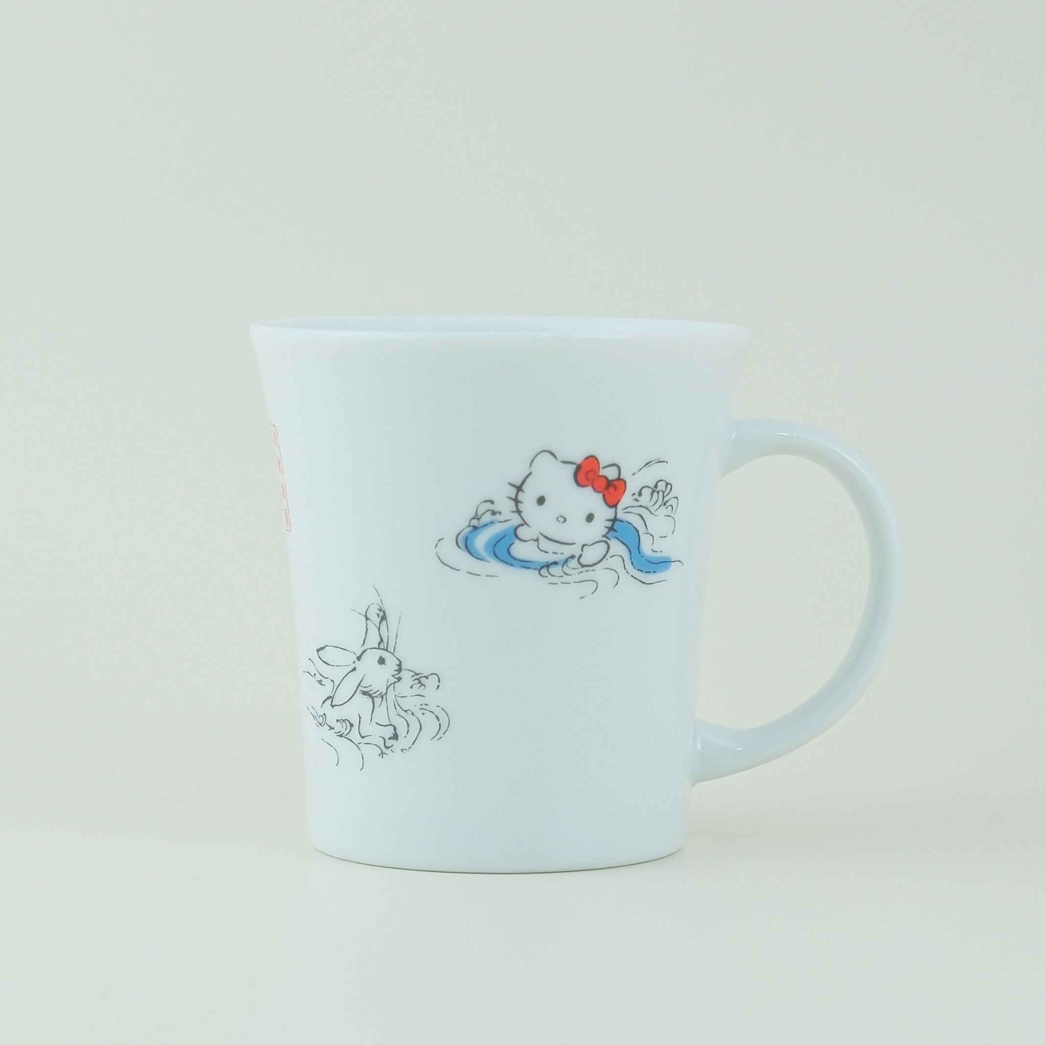 Tachikichi × Hello Kitty “Choju-Giga Collection” Porcelain Mug Set (4-Piece)
