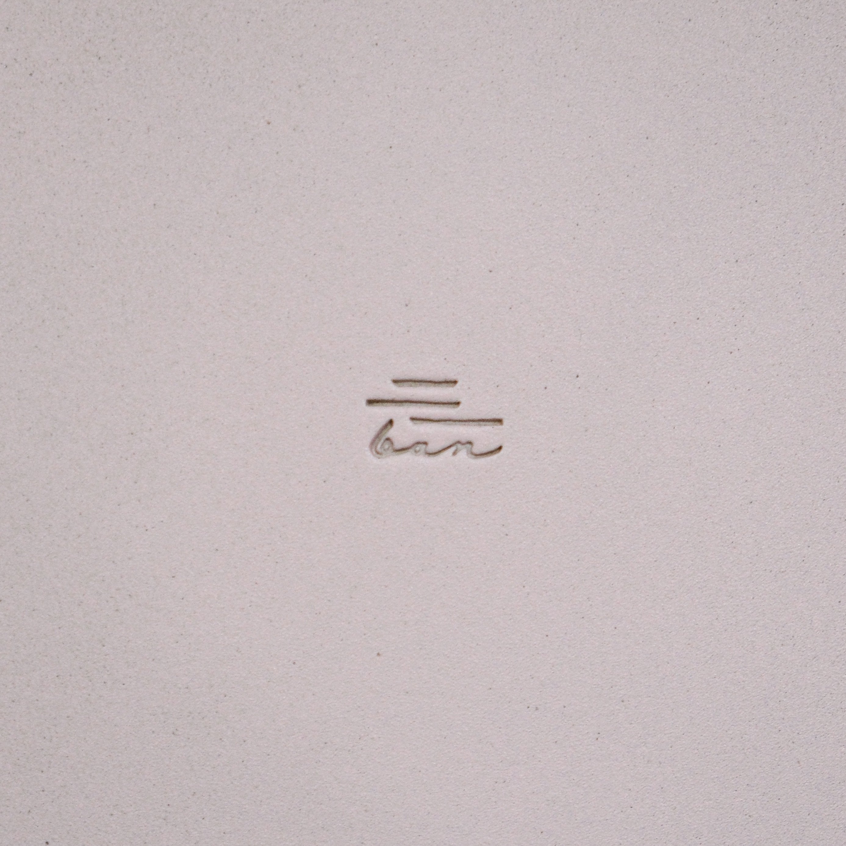 ”ban”  Square Plate Set – 2 Sizes(Dusty Rose)