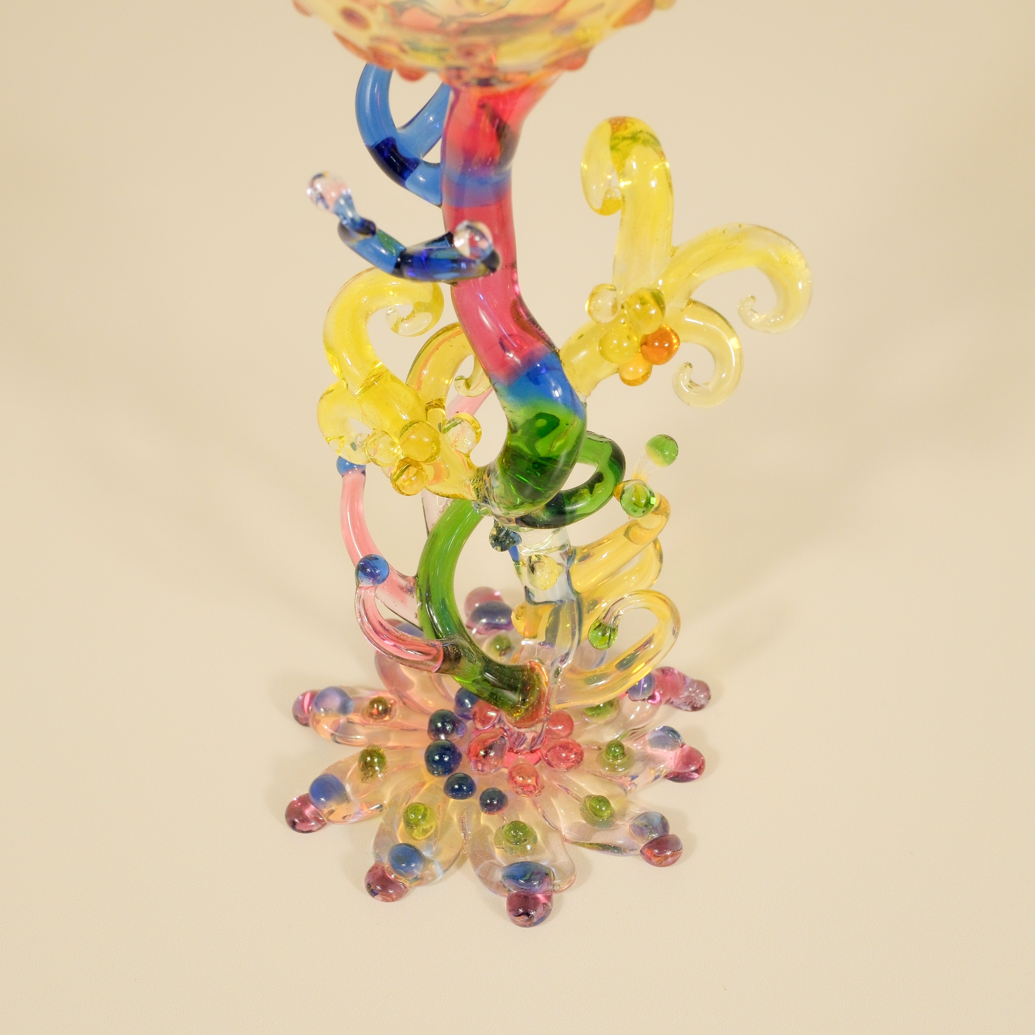 "Luminous Garden Goblet" by Makiko Inoya