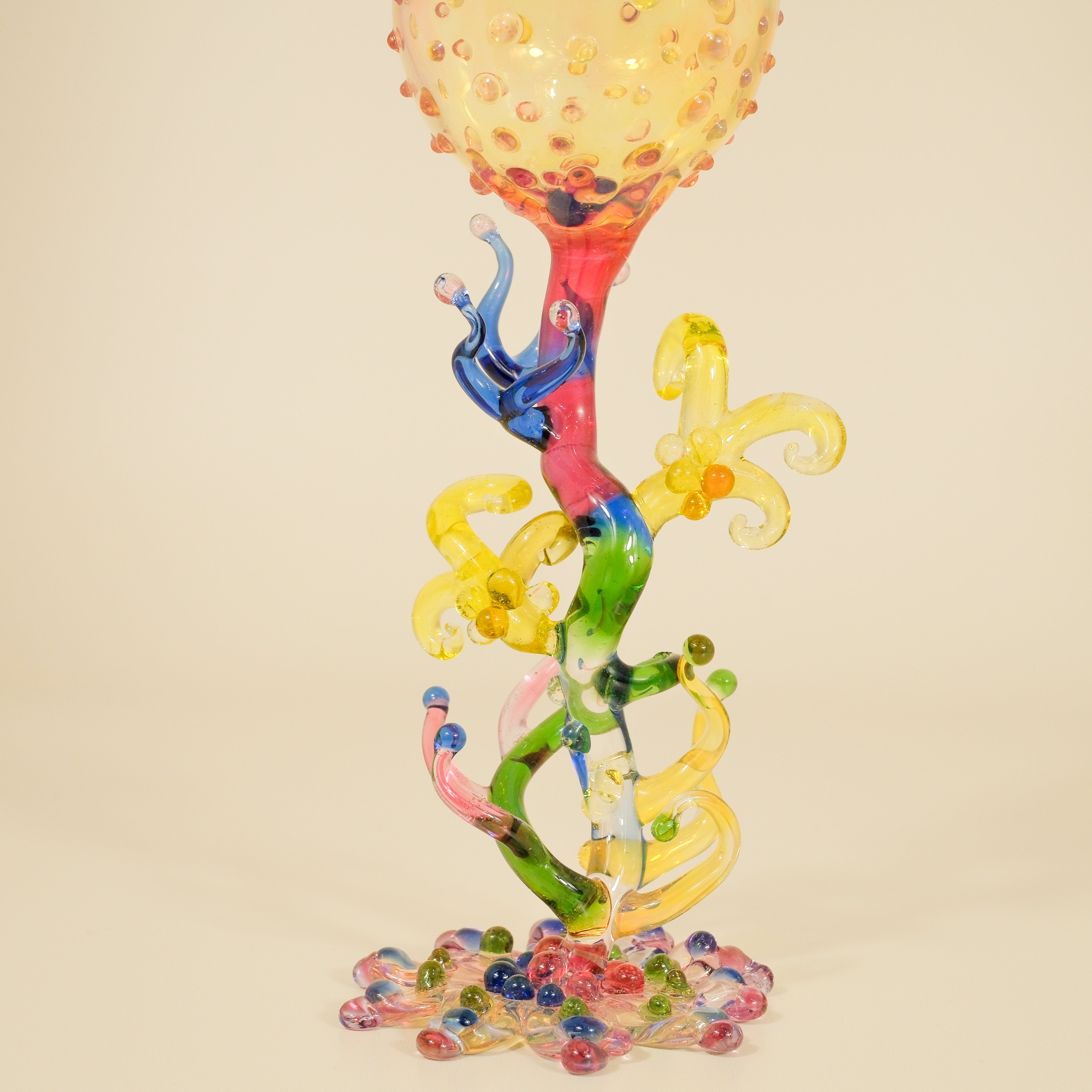 "Luminous Garden Goblet" by Makiko Inoya