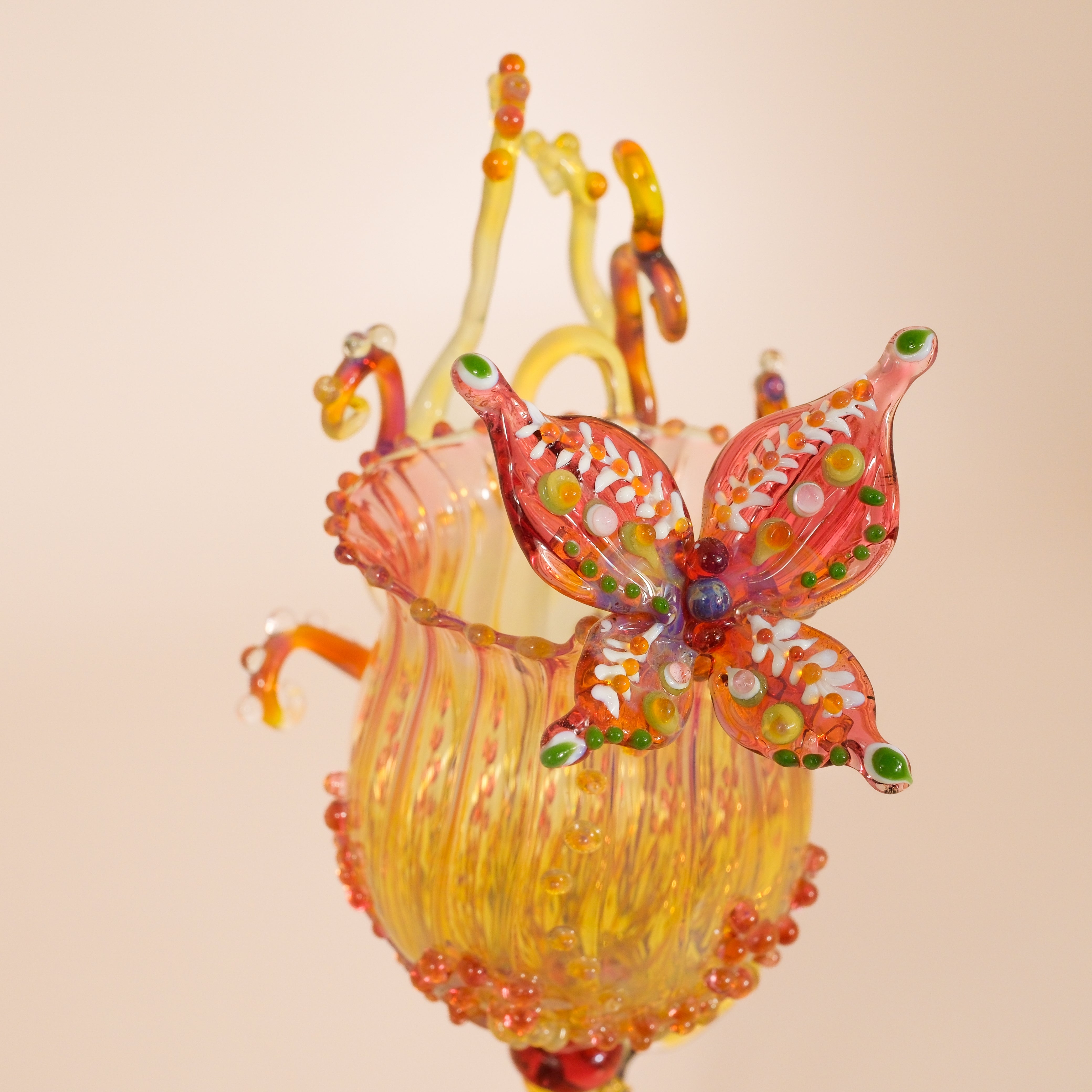 “Butterfly Dream Goblet" by Makiko Inoya