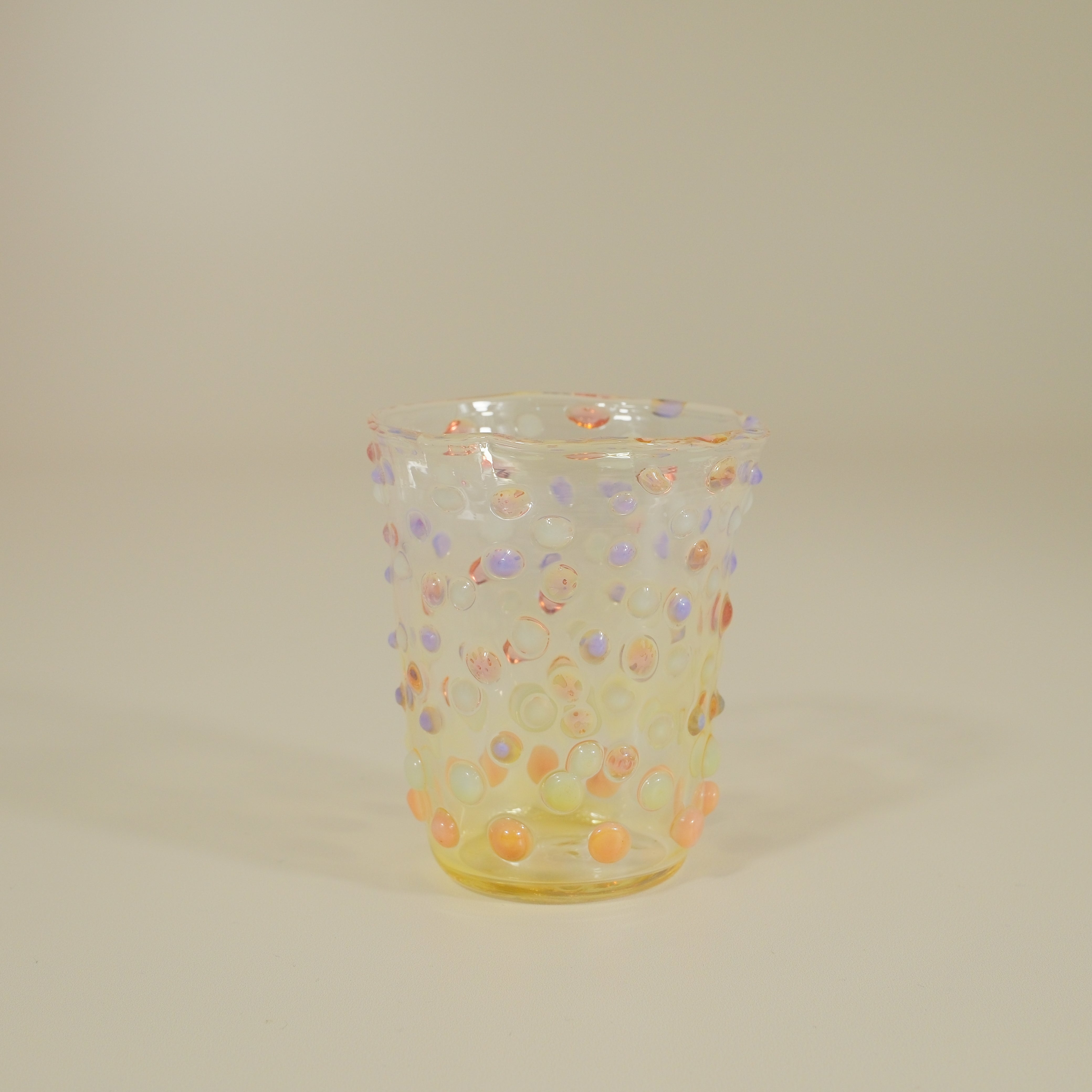 “Rainbow Dot Glass Set” by Makiko Inoya