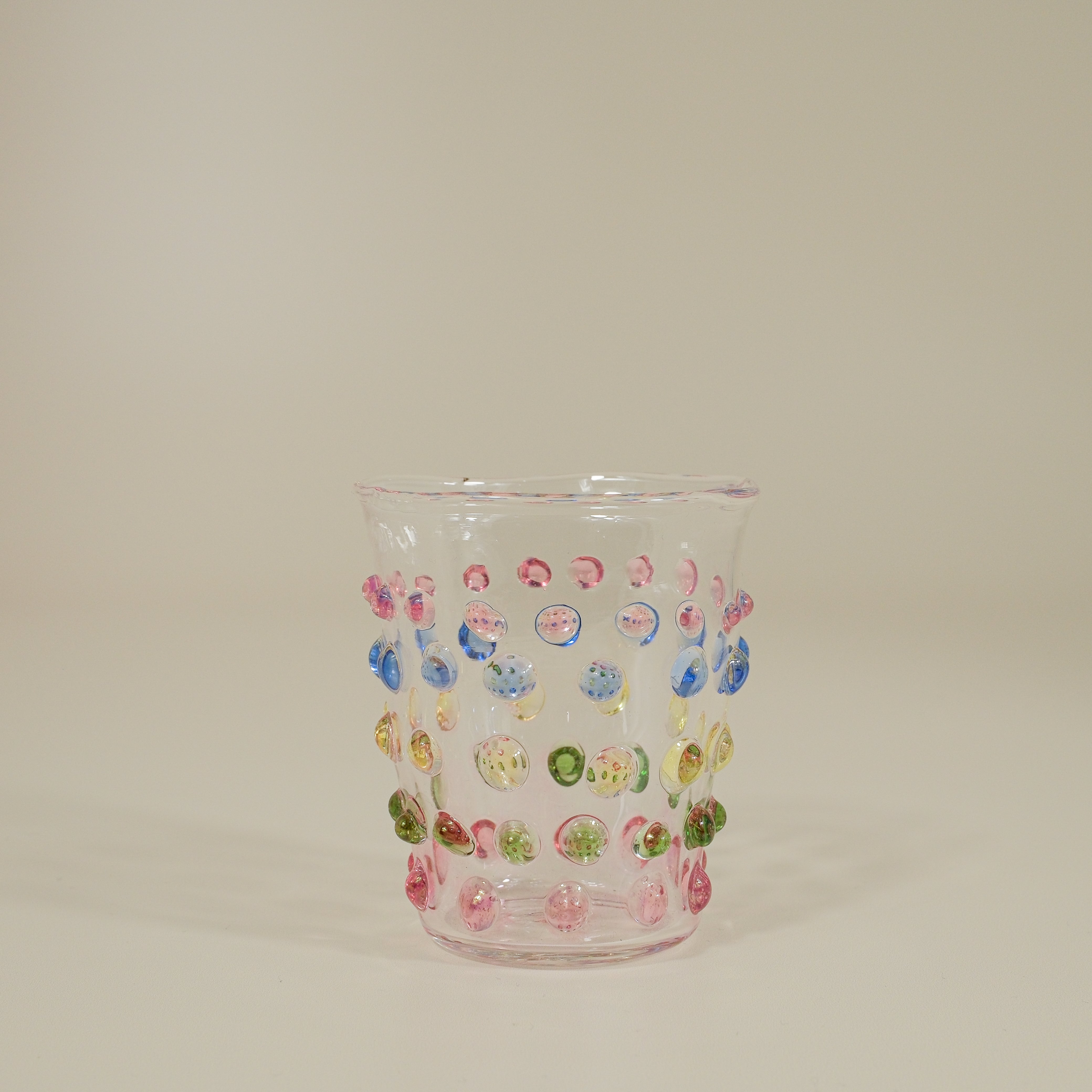 “Rainbow Dot Glass Set” by Makiko Inoya