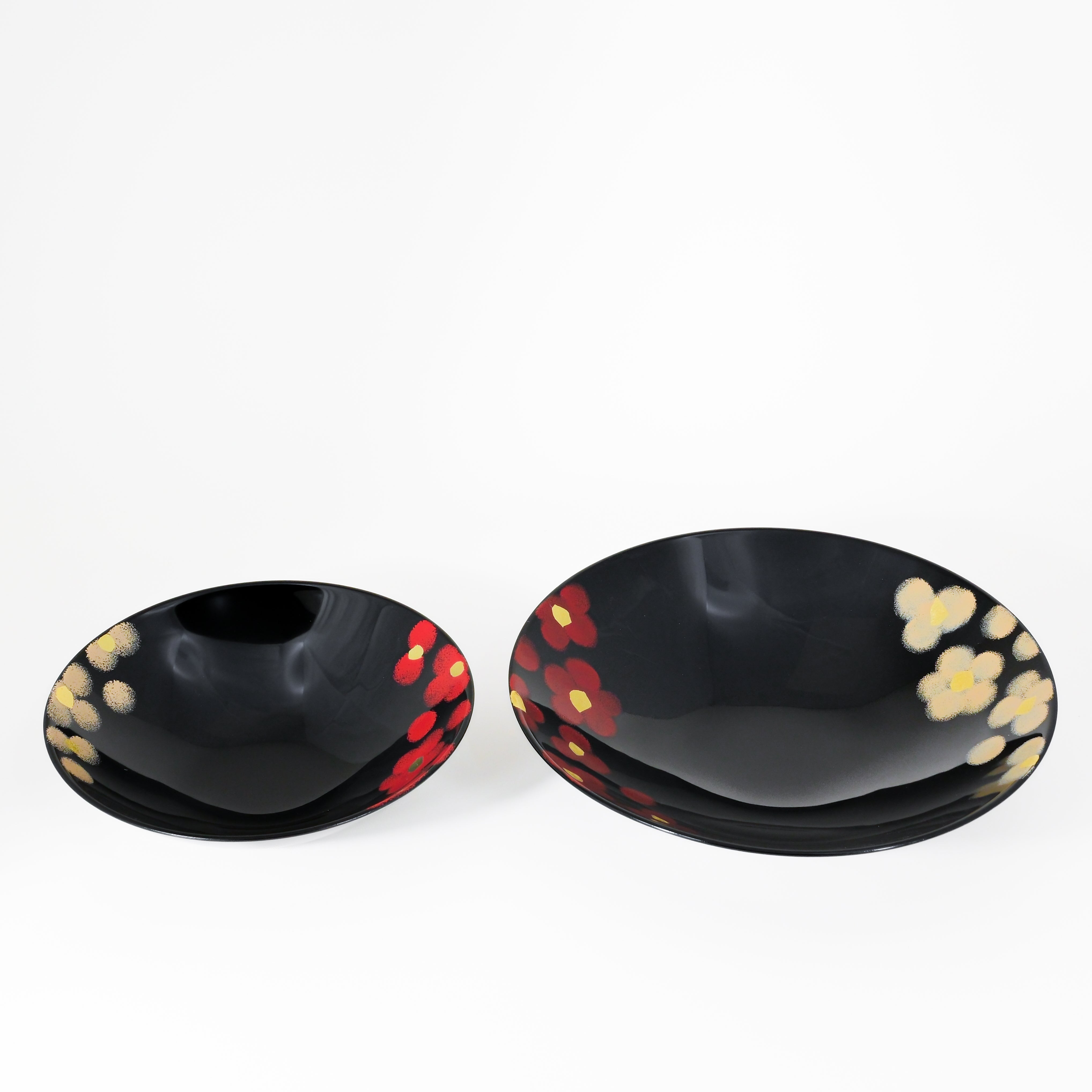 Urushi Lacquer Small Bowl – Hana Motif