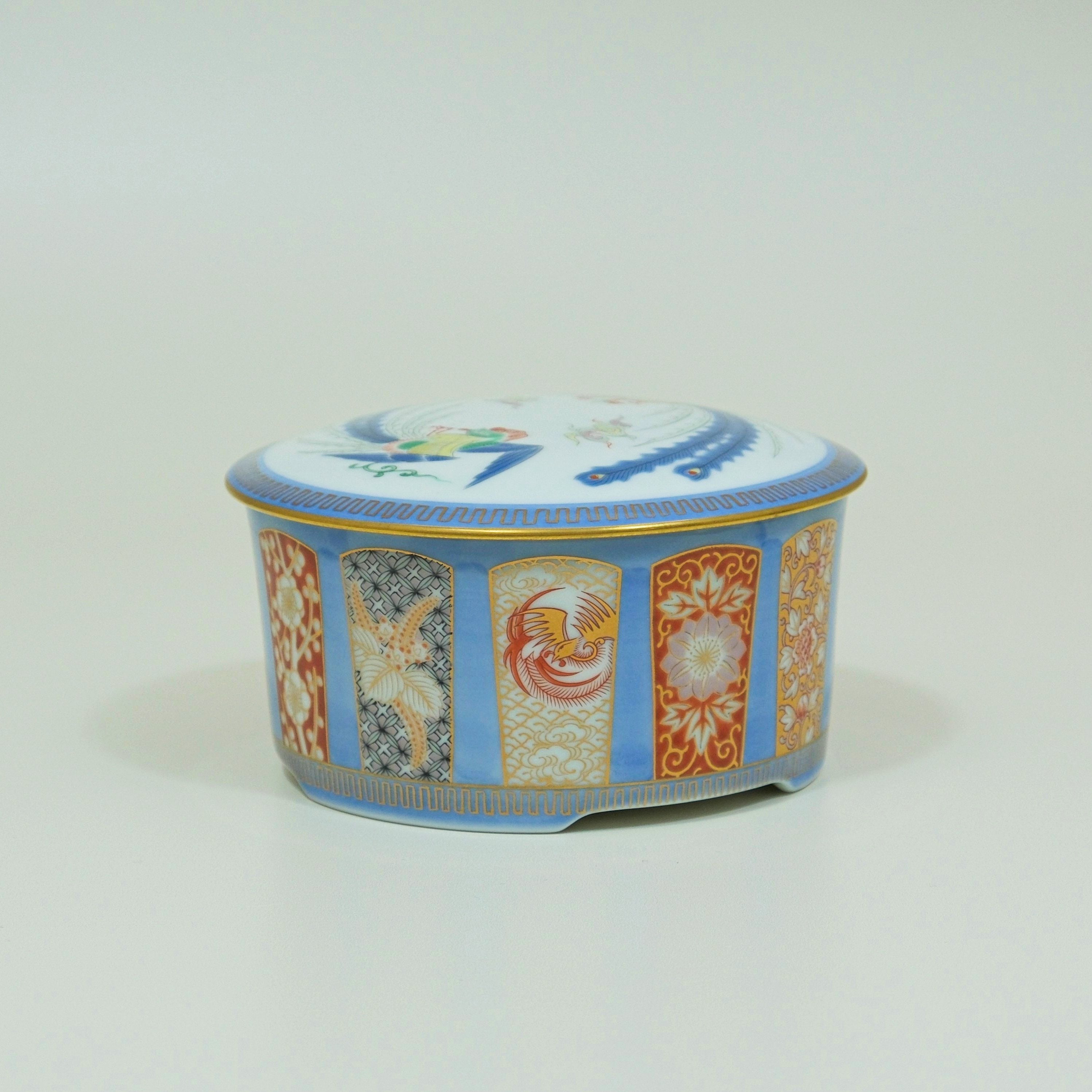 ”Fukagawa Seiji”  Imperial Phoenix Gold Bonbonnière