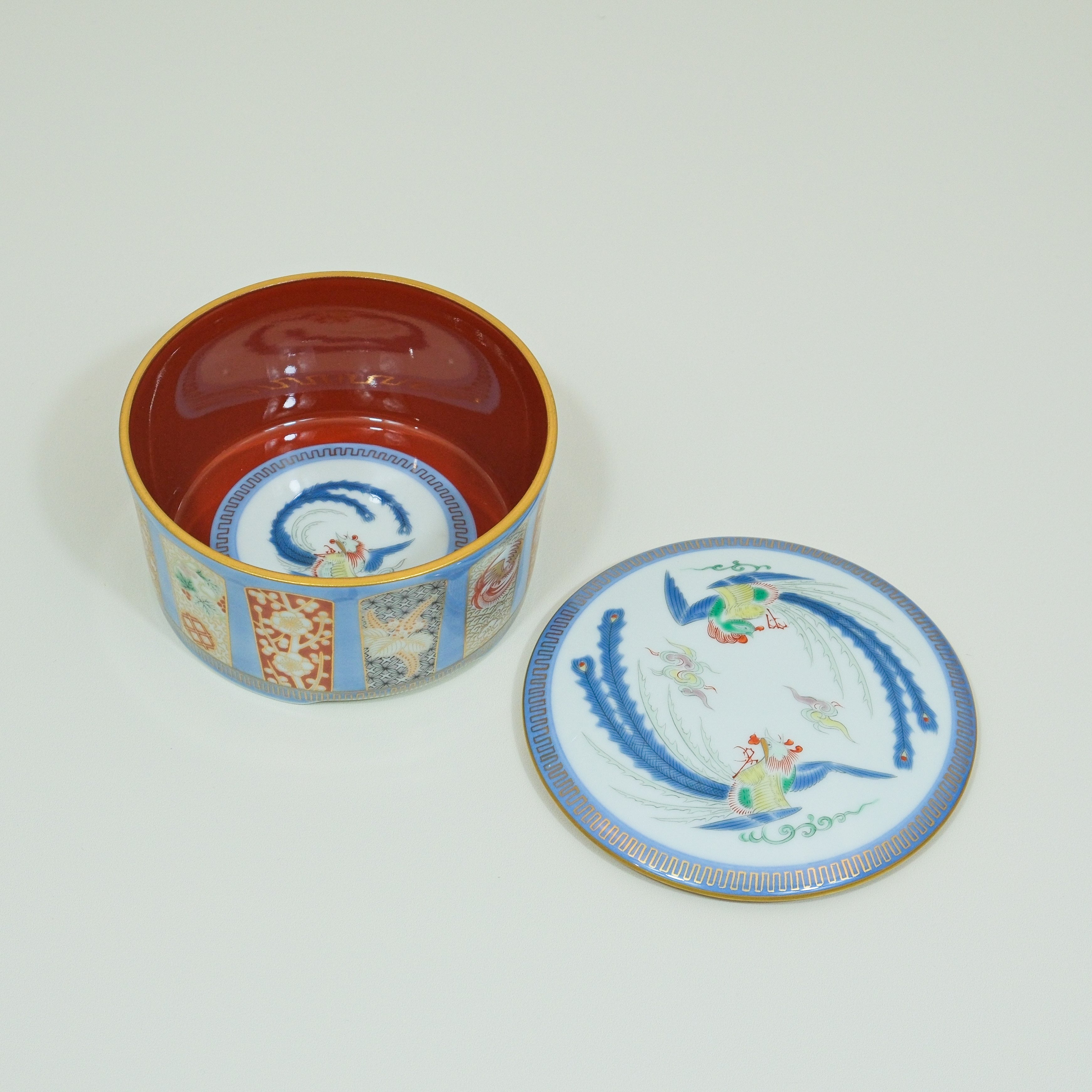 ”Fukagawa Seiji”  Imperial Phoenix Gold Bonbonnière