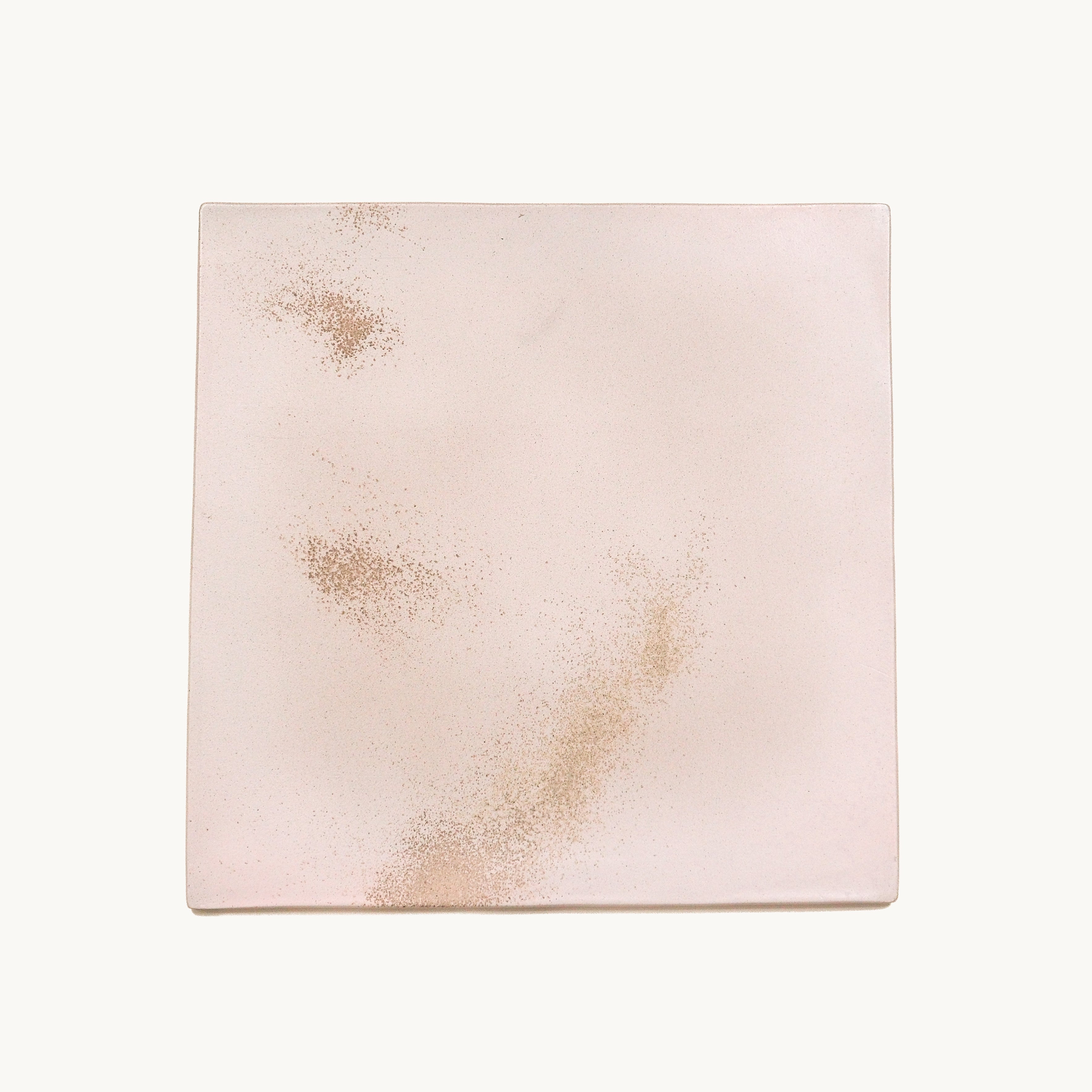 ”ban”  Square Plate Set – 2 Sizes(Dusty Rose)