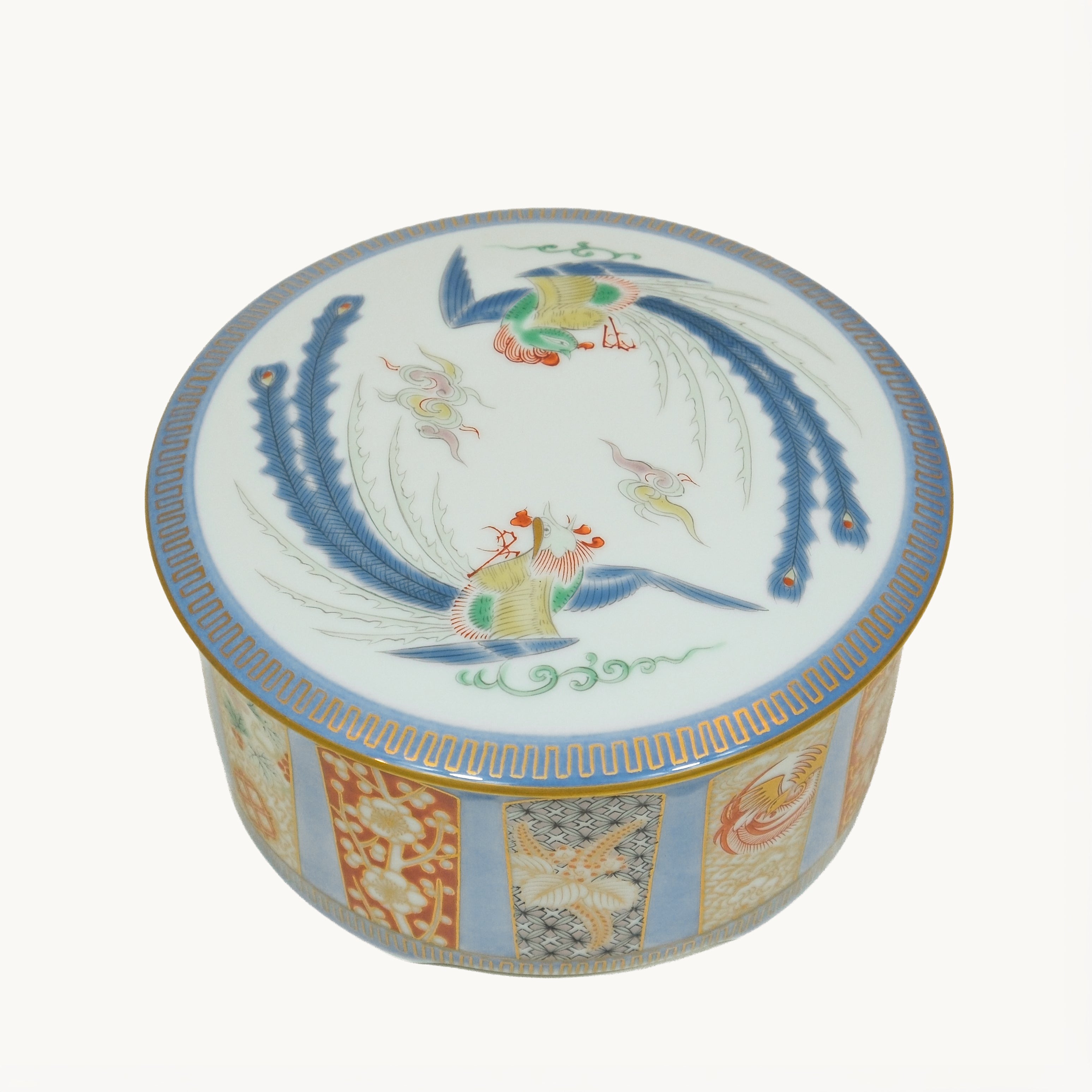 ”Fukagawa Seiji”  Imperial Phoenix Gold Bonbonnière