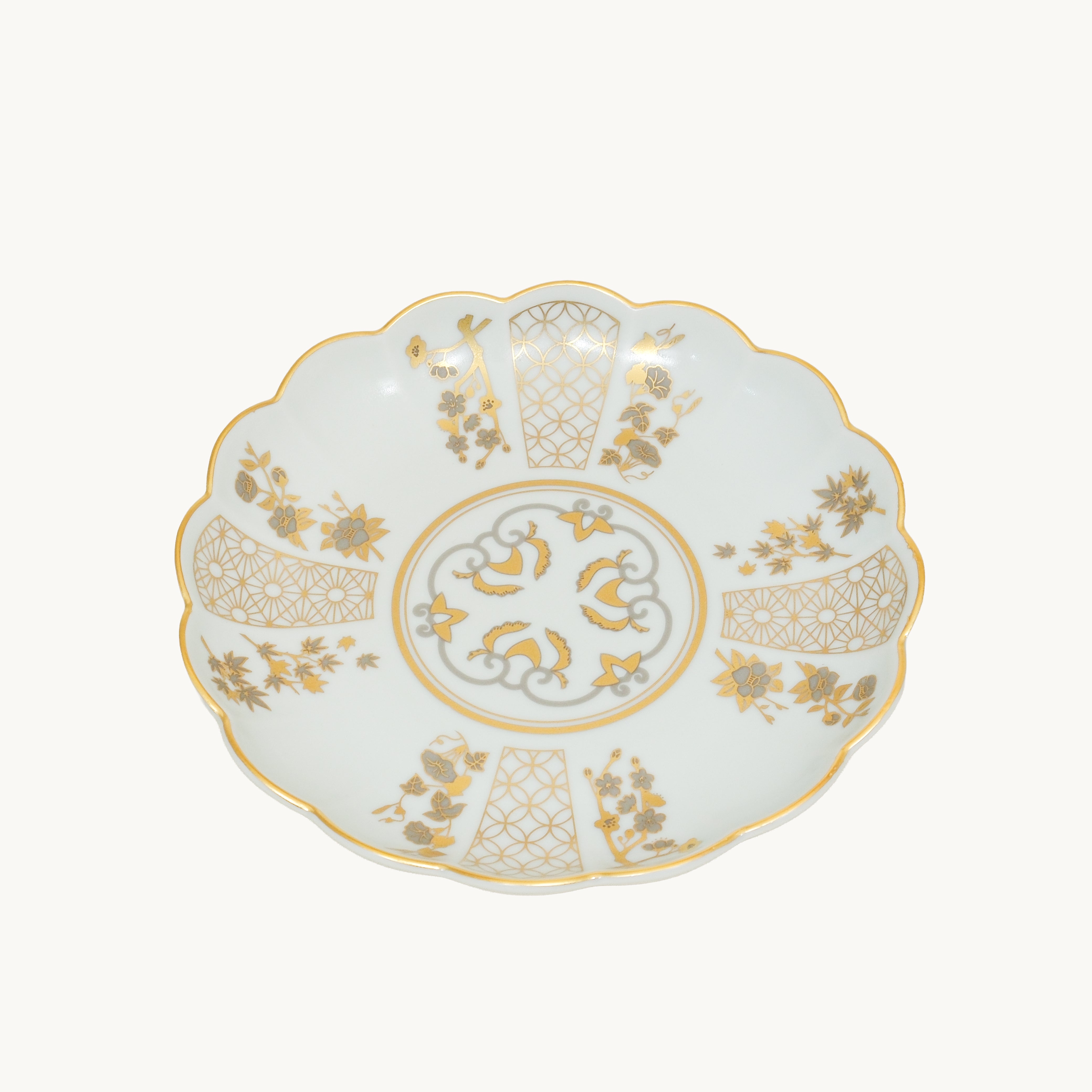 SAI Gift Set for Two  – Lucky Motif Plates, Chopsticks & Rests(White)