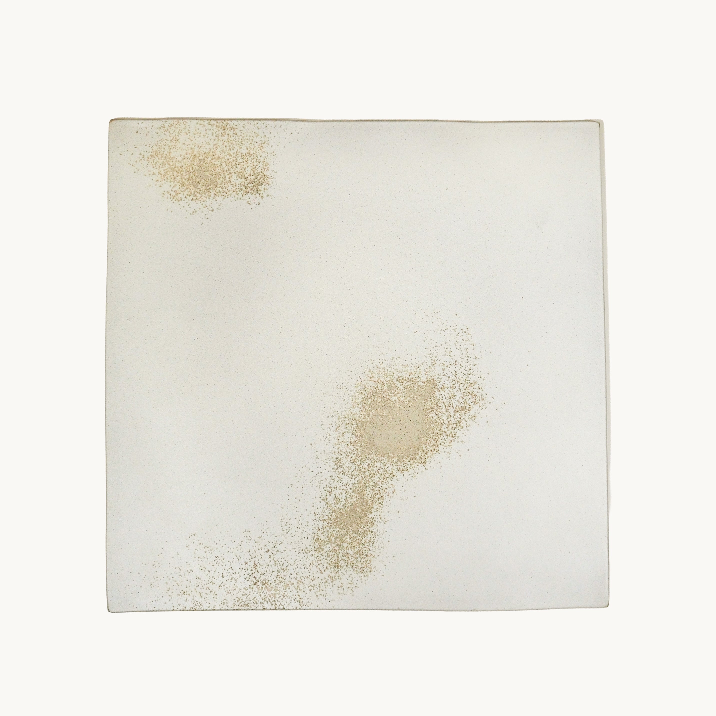 ”ban”  Square Plate Set – 2 Sizes(White)
